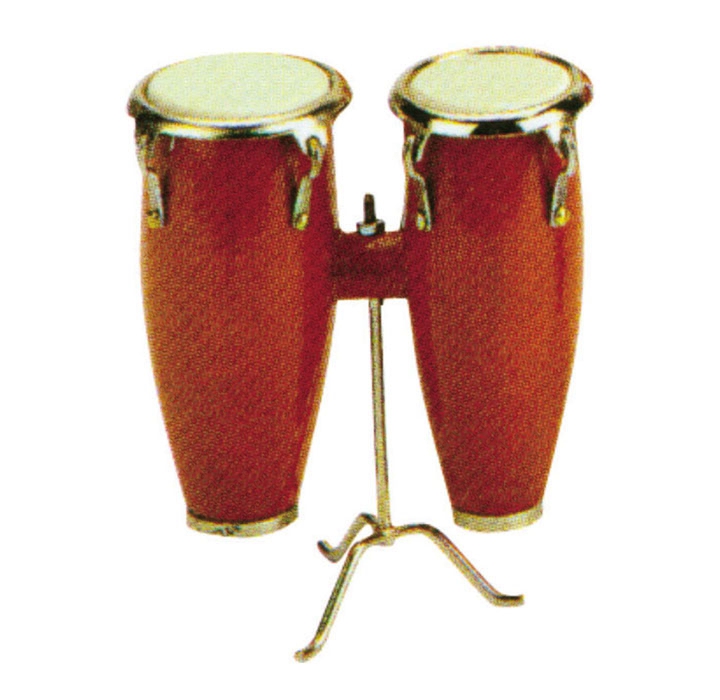 Miniature Double Conga Musical Instrument Replica Gift